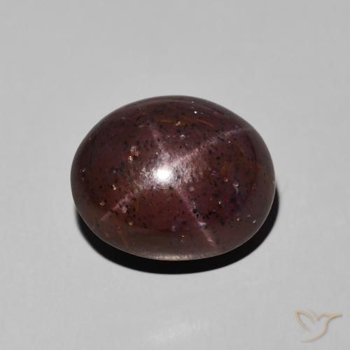 11.62ct Natural Dark Red Star Garnet, Oval, Opaque