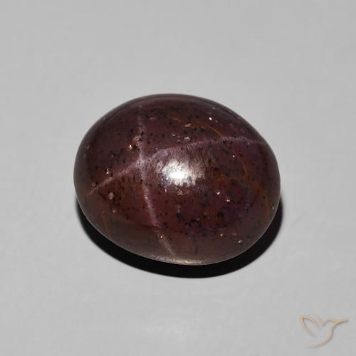 11.62 ct Red Star Garnet Stone, Natural Star Garnet in Oval Cabochon Shape for Sale