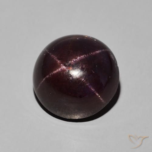 10.73 ct Red Star Garnet Stone, Natural Star Garnet in Round Cabochon Shape for Sale