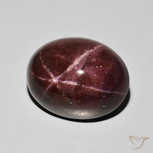 33.69 ct Red Star Garnet Stone, Natural Star Garnet in Oval Cabochon Shape for Sale
