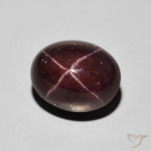13.49 ct Red Star Garnet Stone, Natural Star Garnet in Oval Cabochon Shape for Sale