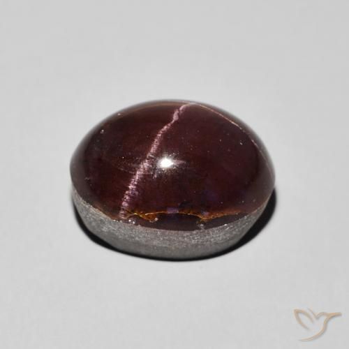 Star Garnet Gemstone in 12.9 x 10.2 mm Size for Sale, Star Garnet Stone in Dark Red Color
