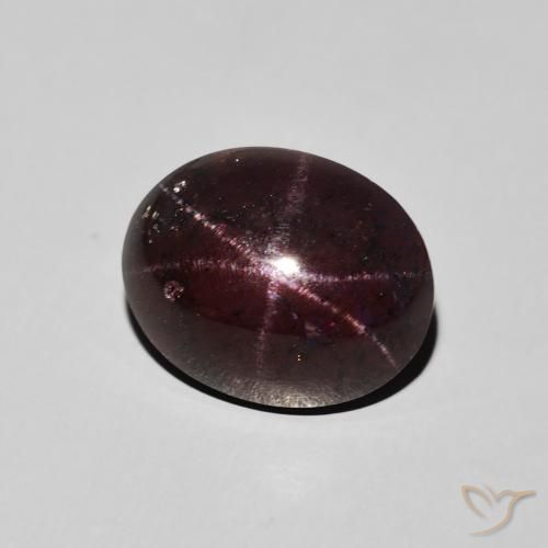 9.87 ct Red Star Garnet Stone, Natural Star Garnet in Oval Cabochon Shape for Sale