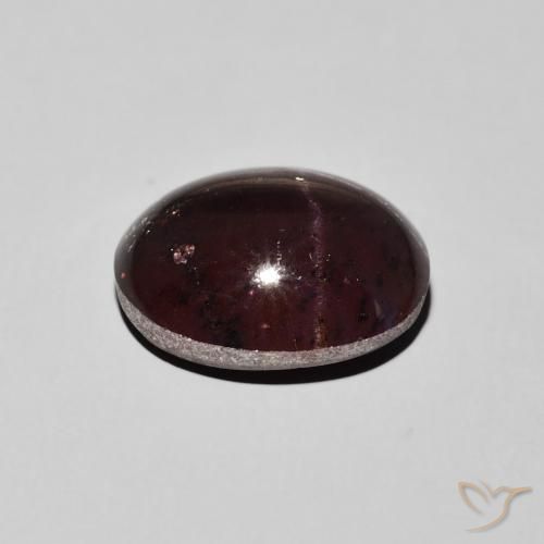 Star Garnet Gemstone in 13.1 x 10.4 mm Size for Sale, Star Garnet Stone in Mahogany Red Color