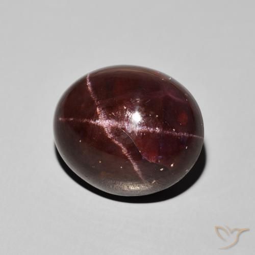 29.19 ct Red Star Garnet Stone, Natural Star Garnet in Oval Cabochon Shape for Sale