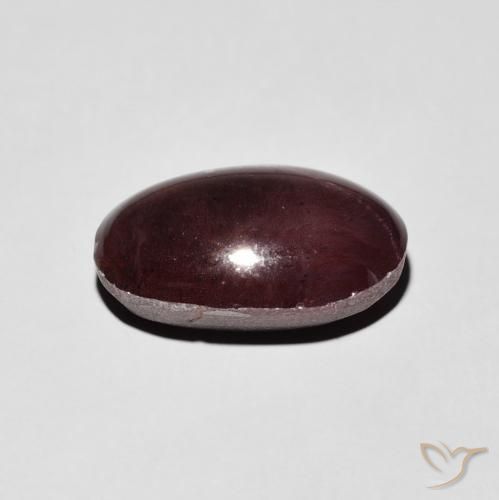 Star Garnet Gemstone in 12.9 x 8.2 mm Size for Sale, Star Garnet Stone in Dark Red Color