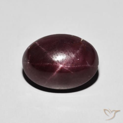 8.11ct Natural Mahogany Red Star Garnet, Oval, Opaque