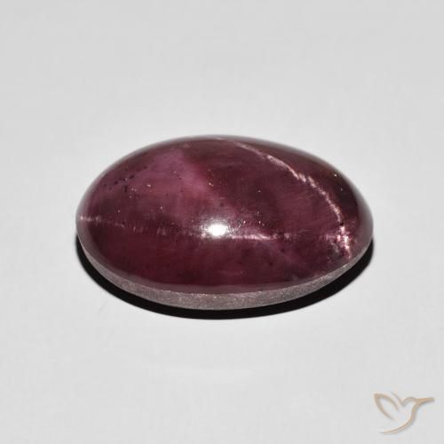 Star Garnet Gemstone in 17.5 x 12.2 mm Size for Sale, Star Garnet Stone in Dark Red Color