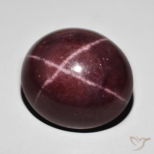 72.25 ct Red Star Garnet Stone, Natural Star Garnet in Oval Cabochon Shape for Sale
