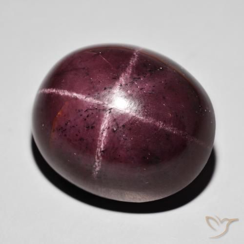88.20 ct Red Star Garnet Stone, Natural Star Garnet in Oval Cabochon Shape for Sale