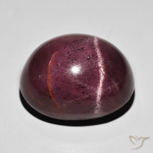 Star Garnet Gemstone in 25 x 20.5 mm Size for Sale, Star Garnet Stone in Dark Red Color