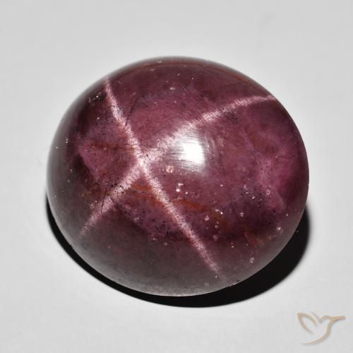 63.04 ct Red Star Garnet Stone, Natural Star Garnet in Oval Cabochon Shape for Sale