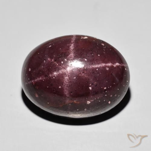 38.00ct Natural Mahogany Red Star Garnet, Oval, Opaque