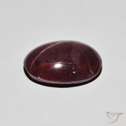 Star Garnet Gemstone in 13.6 x 9.6 mm Size for Sale, Star Garnet Stone in Dark Red Color