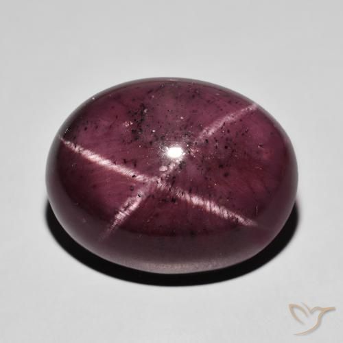 37.81ct Natural Dark Red Star Garnet, Oval, Opaque