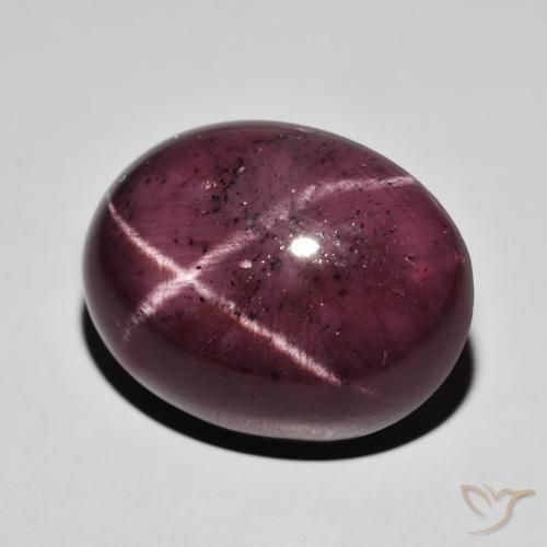 37.81 ct Red Star Garnet Stone, Natural Star Garnet in Oval Cabochon Shape for Sale