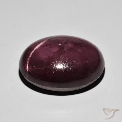 Star Garnet Gemstone in 21 x 16.6 mm Size for Sale, Star Garnet Stone in Dark Red Color