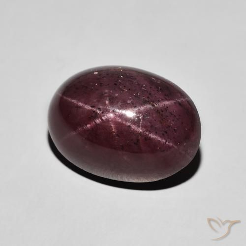 16.07 ct Red Star Garnet Stone, Natural Star Garnet in Oval Cabochon Shape for Sale