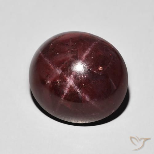 17.08 ct Red Star Garnet Stone, Natural Star Garnet in Oval Cabochon Shape for Sale