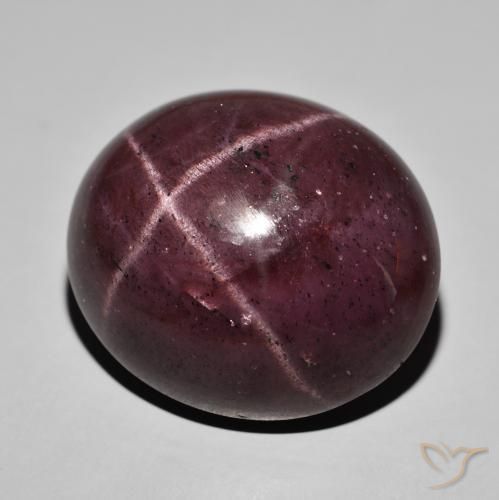 68.19 ct Red Star Garnet Stone, Natural Star Garnet in Oval Cabochon Shape for Sale
