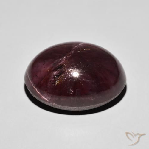Star Garnet Gemstone in 18.9 x 14.5 mm Size for Sale, Star Garnet Stone in Dark Red Color