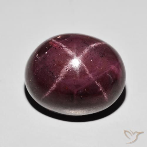 47.10ct Natural Dark Red Star Garnet, Oval, Opaque