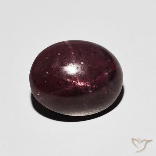 8.98ct Natural Dark Red Star Garnet, Oval, Opaque
