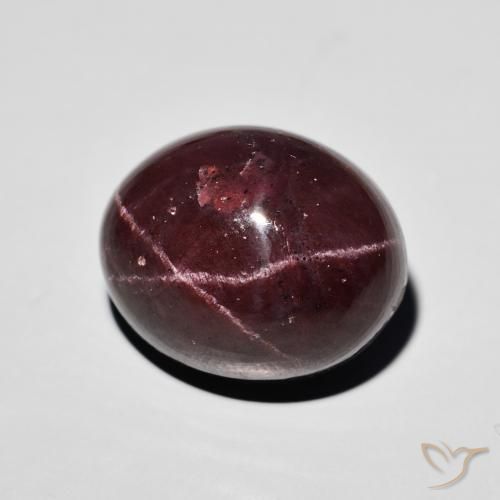 24.09 ct Red Star Garnet Stone, Natural Star Garnet in Oval Cabochon Shape for Sale