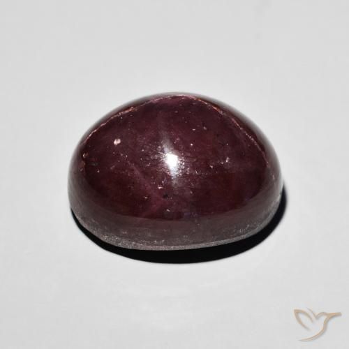 Star Garnet Gemstone in 16 x 13 mm Size for Sale, Star Garnet Stone in Mahogany Red Color