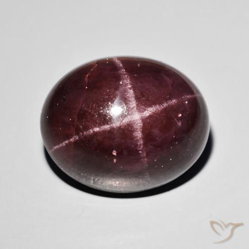 38.44ct Natural Dark Red Star Garnet, Oval, Opaque