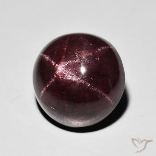 11.67 ct Red Star Garnet Stone, Natural Star Garnet in Round Cabochon Shape for Sale