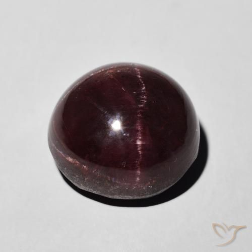 Star Garnet Gemstone in 12 mm (calibrated) Size for Sale, Star Garnet Stone in Mahogany Red Color