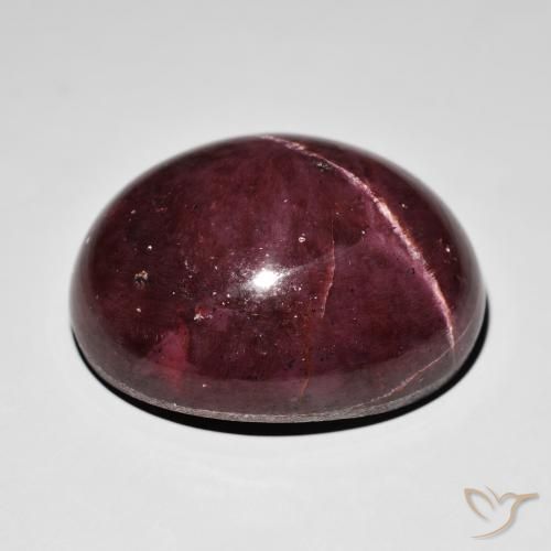 Star Garnet Gemstone in 23.5 x 18.6 mm Size for Sale, Star Garnet Stone in Mahogany Red Color