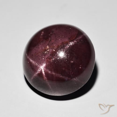 26.49 ct Red Star Garnet Stone, Natural Star Garnet in Round Cabochon Shape for Sale