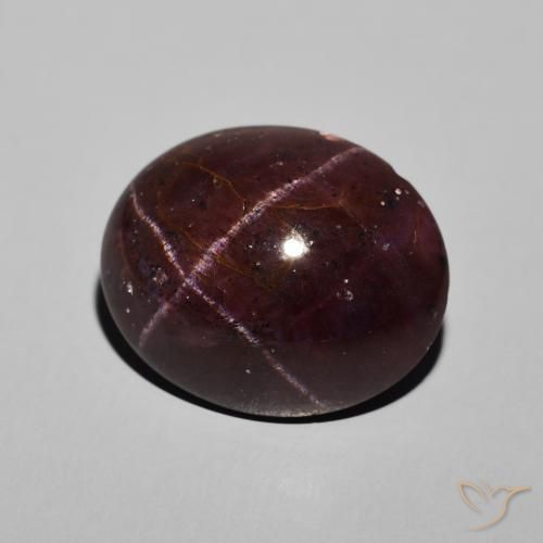 20.07 ct Red Star Garnet Stone, Natural Star Garnet in Oval Cabochon Shape for Sale