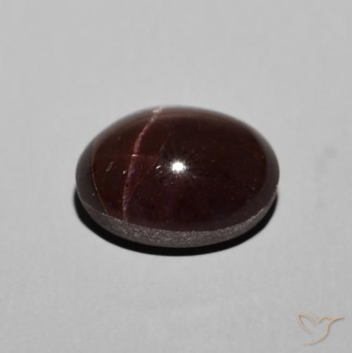 Star Garnet Gemstone in 10.8 x 8.5 mm Size for Sale, Star Garnet Stone in Dark Red Color