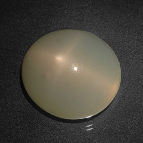 Star Moonstone Gemstone in 17.3 x 15.8 mm Size for Sale, Star Moonstone Stone in Cream Color