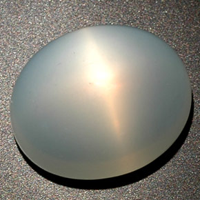Star Moonstone Gemstone in 16 x 13.4 mm Size for Sale, Star Moonstone Stone in Cream Color