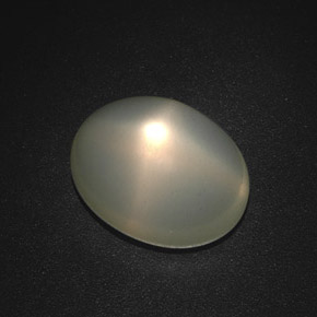 13.21 ct Green Star Moonstone Stone, Natural Star Moonstone in Oval Cabochon Shape for Sale
