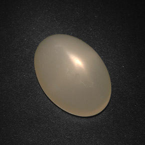 Star Moonstone Gemstone in 18 x 13 mm (calibrated) Size for Sale, Star Moonstone Stone in Cream Color