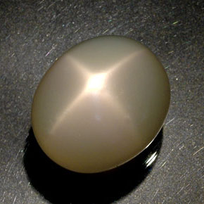 Star Moonstone Gemstone in 22.3 x 19 mm Size for Sale, Star Moonstone Stone in Cream Color