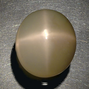 34.77 ct Cream Star Moonstone Stone, Natural Star Moonstone in Oval Cabochon Shape for Sale
