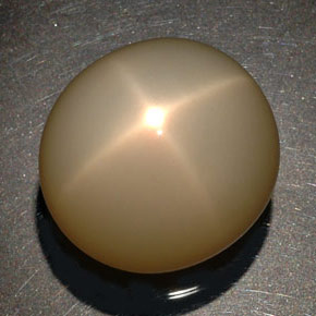Star Moonstone Gemstone in 25.6 x 24 mm Size for Sale, Star Moonstone Stone in Cream Color