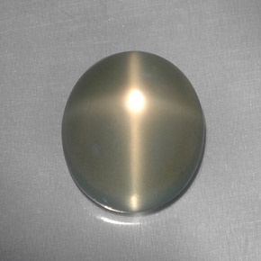 5.00 ct Cream Star Moonstone Stone, Natural Star Moonstone in Oval Cabochon Shape for Sale