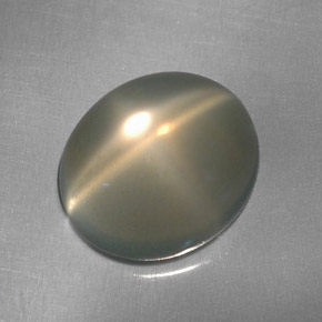 Star Moonstone Gemstone in 12 x 10 mm (calibrated) Size for Sale, Star Moonstone Stone in Cream Color