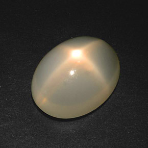 Star Moonstone Gemstone in 19.1 x 14.7 mm Size for Sale, Star Moonstone Stone in Cream Color