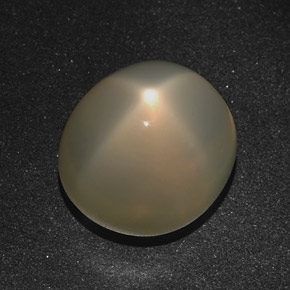 16.01 ct Cream Star Moonstone Gemstone, Star Moonstone Gem in Oval Cabochon Shape for Sale.