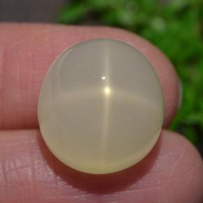 15.9ct Oval Cabochon Orange Cream Star Moonstone for sale thumb image of 15.9ct Oval Cabochon Orange Cream Star Moonstone (ID: 262109)