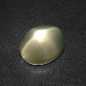 12.94 ct Cream Star Moonstone Stone, Natural Star Moonstone in Oval Cabochon Shape for Sale