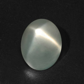 8.09 ct Green Star Moonstone Stone, Natural Star Moonstone in Oval Cabochon Shape for Sale